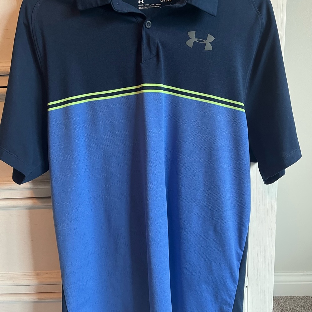 Mens Under Armour polo, large